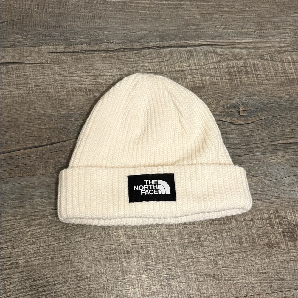 The North Face Ivory Knit Beanie